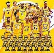Image result for Lakers Championship Years