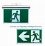 Image result for Edge Lit Exit Sign with Battery Backup