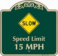 Image result for Slow Speed Sign Board