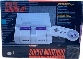 Image result for Super Nintendo System Box