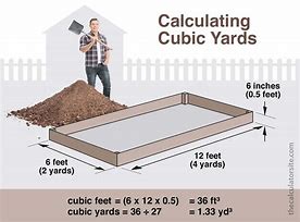 Image result for How Many Cubic Feet in a Yard