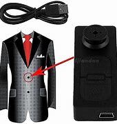 Image result for Button Spy Camera