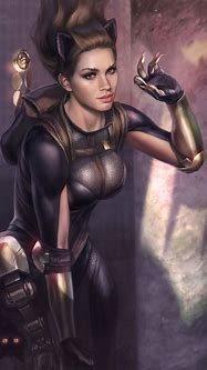 Image result for Catwoman Animated Art