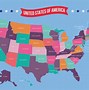 Image result for United States Colored Map Printable