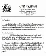 Image result for Catering Business Proposal Template