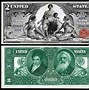 Image result for 1800s 2 Dollar Bill