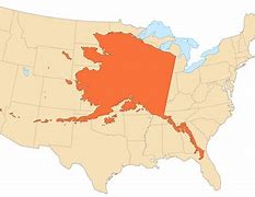 Image result for Alaska Over Us Map