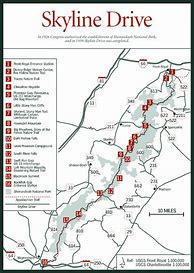 Image result for Skyline Drive Blue Ridge Mountains Map
