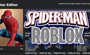 Image result for Custom Spider-Man Template Roblox