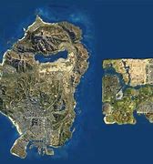 Image result for GTA San Andreas vs GTA 5 Map