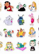 Image result for Disney Character Stickers