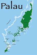 Image result for Palau Country Map