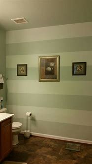 Image result for Painting Stripes On Bathroom Walls