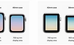 Image result for New Apple Watch Series 4 Sizes