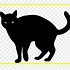 Image result for Retro Black Cat Clip Art