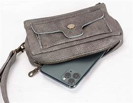 Image result for Leather Wristlet Wallet Phone Case