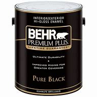 Image result for Black Enamel Paint