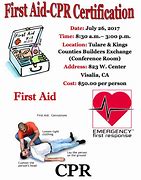 Image result for First Aid CPR Class