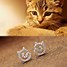 Image result for Cute Cat Earrings