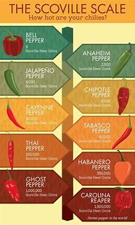Image result for Hot Pepper Poster Chart