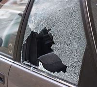 Image result for Broken Back Glass Window On a Truck