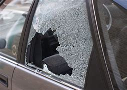 Image result for Broken Back Glass Window On a Truck