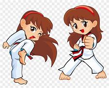 Image result for Cartoon Karate Girl Kick