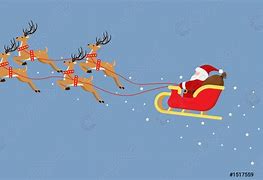 Image result for Cartoon Funny Father Christmas with Reindeers