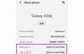 Image result for Samsung Imei Number