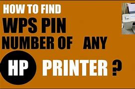 Image result for WPS PIN On HP Never Stop Printer