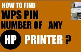 Image result for What Is HP Printer WPS PIN