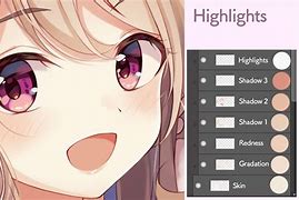 Image result for Glossy Skin Anime