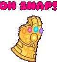 Image result for Thanos Glove Pixel Art