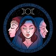 Image result for Wiccan Triple Goddess Symbol
