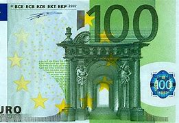 Image result for Euro $100 Bill Colour