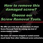 Image result for Old Deck Screw Extractor Tool