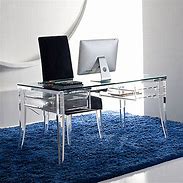Image result for Acrylic Blue Desk