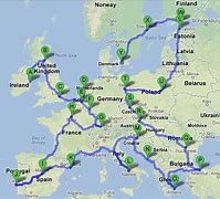 Image result for Interactive Map of Europe with Cities for Trip