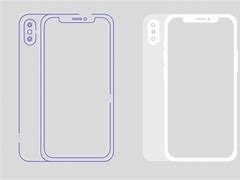Image result for Blue iPhone X Wireframe