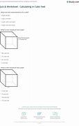 Image result for Cubic Feet to Cubic Meters Formula
