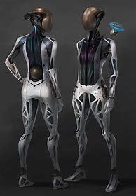 Image result for Android with Body Parts Character Art