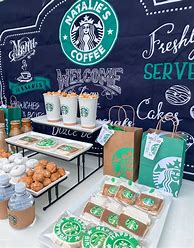 Image result for Starbucks Birthday Party Ideas