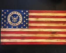Image result for American Flag with Navy Emblem