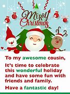Image result for Merry Christmas Cousin Memes