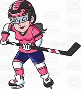 Image result for A Girl's Hockey Drawing