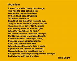 Image result for Poem On World Vegan Day