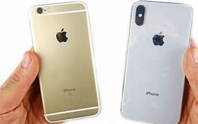 Image result for iphone x vs 6s plus display