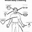 Image result for Human Body Coloring Page