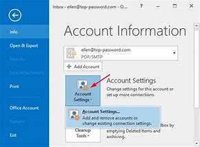 Image result for Changing Email Password in Outlook