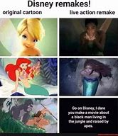 Image result for Disney Remake Racial Meme